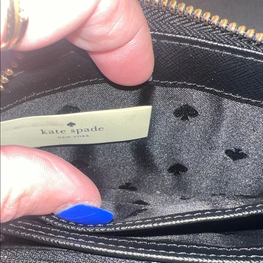 Kate Spade - Cat Zip Wallet with Pink Ear Accents